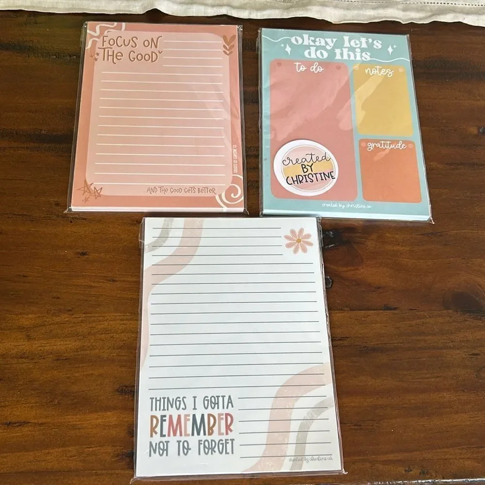 Notepads medium size all new bundle 3